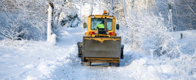 Snow Joke – Acclaim supplying Forklift Snow Ploughs, Towable Gritters and Salt Spreaders across the UK