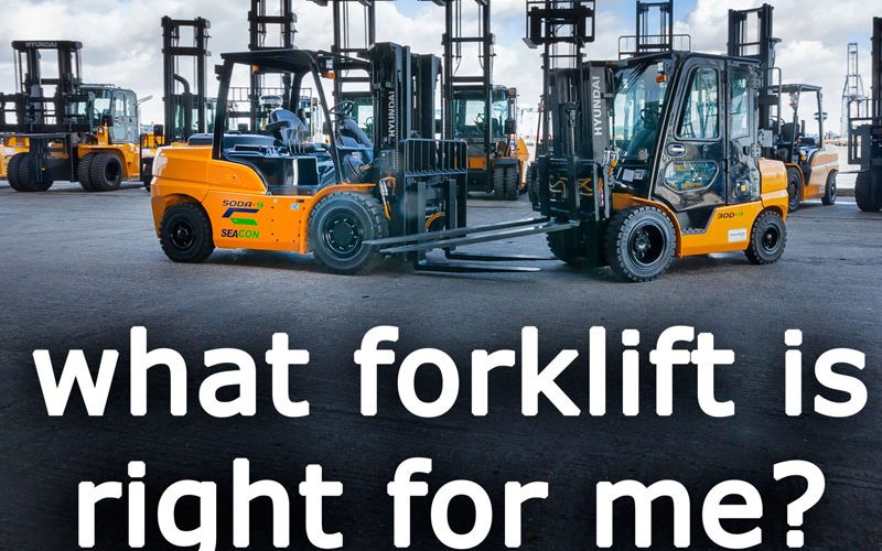 How do I find out what forklift is right for my operation?