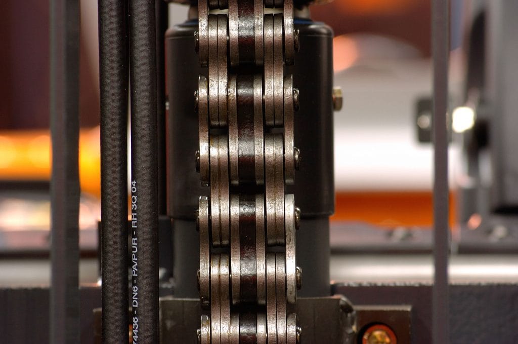 Mechanical servicing in an Acclaim Handling workshop