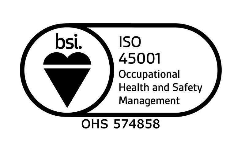 We Have Achieved Health & Safety Standard ISO 45001