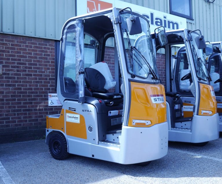 STILL tow tractors outside an Acclaim depot