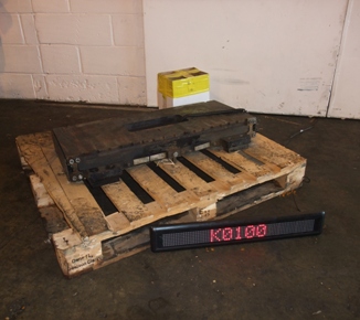 Used TIMOTEX CARRIAGE SCALES Forklift Attachment
