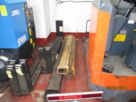 Used MISCELLANEOUS Fork Extensions Forklift Attachment
