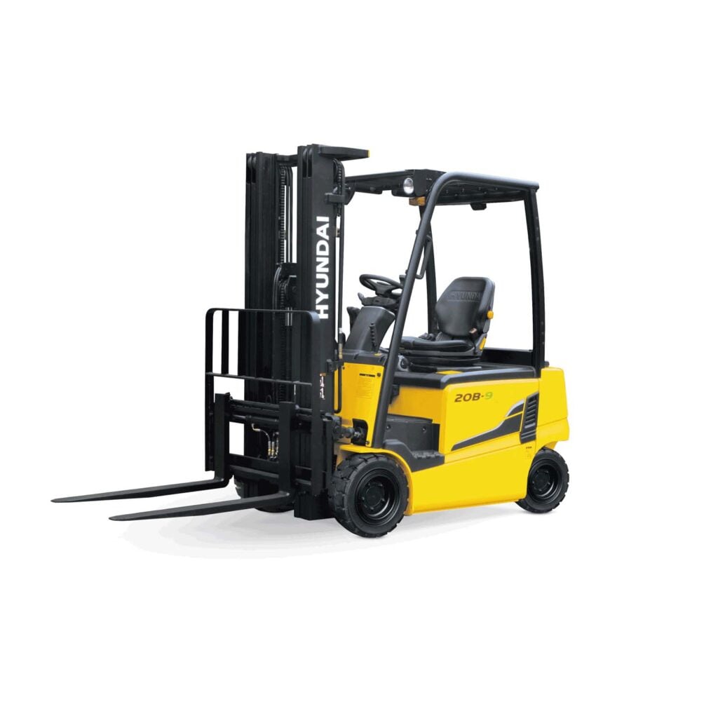 Hyundai B-9 electric forklifts: 16B-9 to 20B-9 and 40B-9 to 50B-9