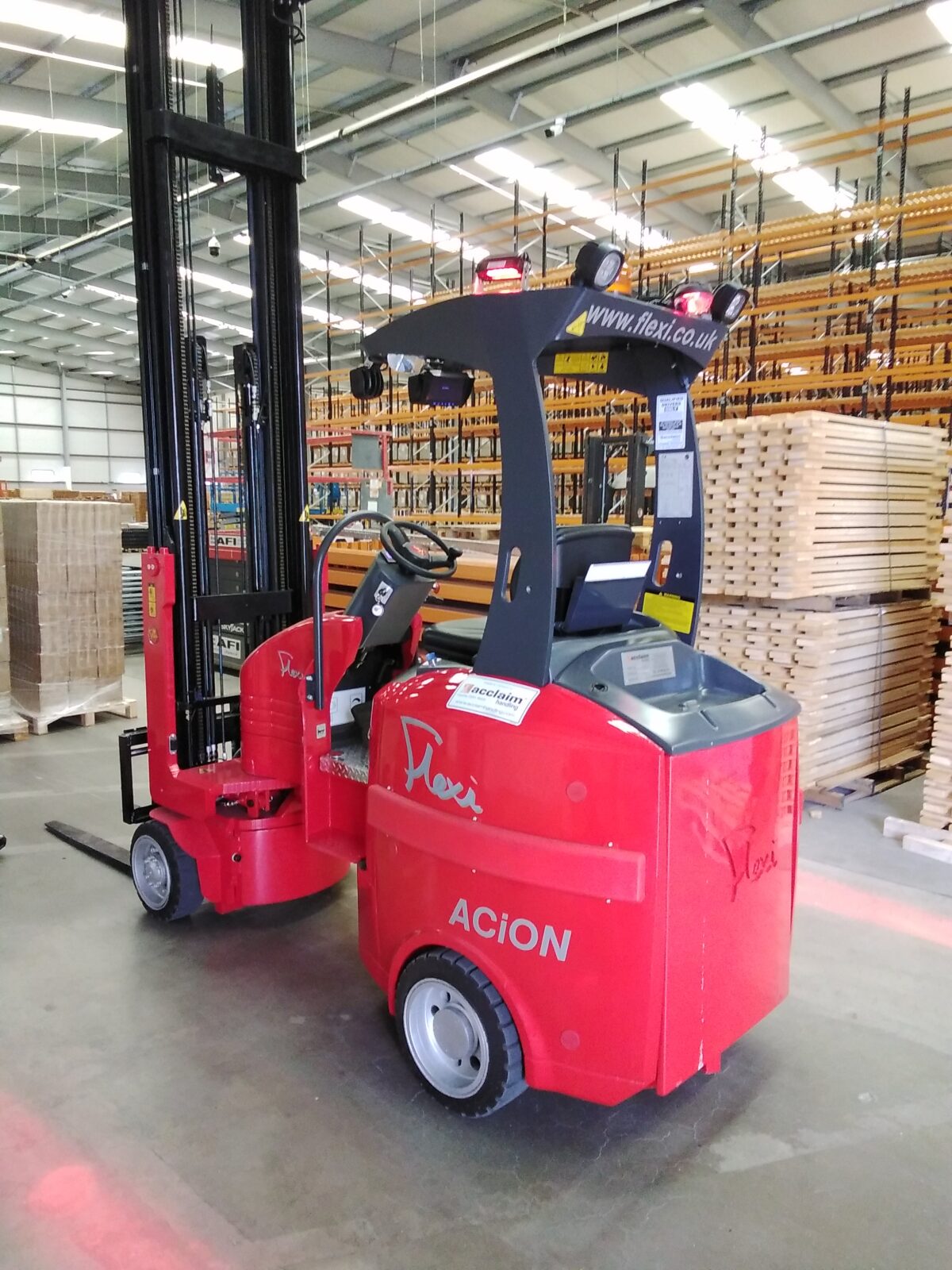 Used NARROW AISLE FLEXI 17N+ / 1100 Articulated Forklift