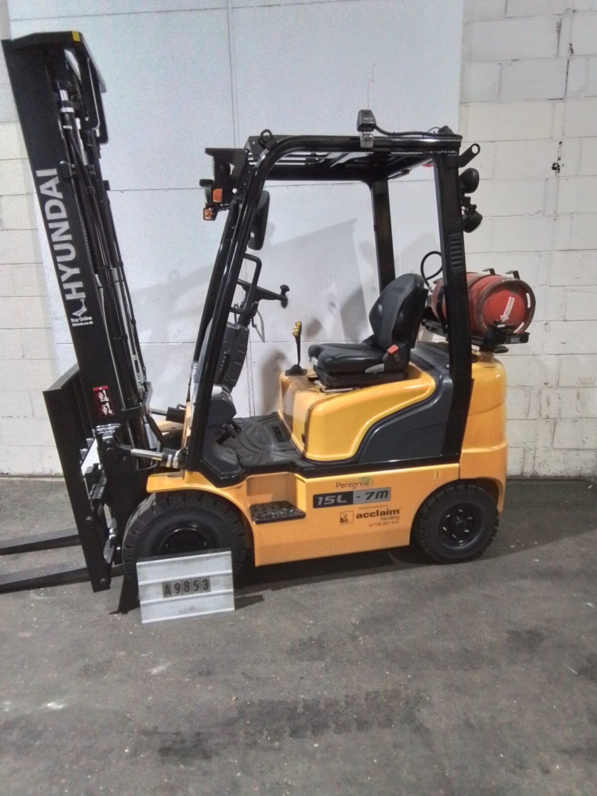 Used HYUNDAI 15L-7M LP Gas Forklift
