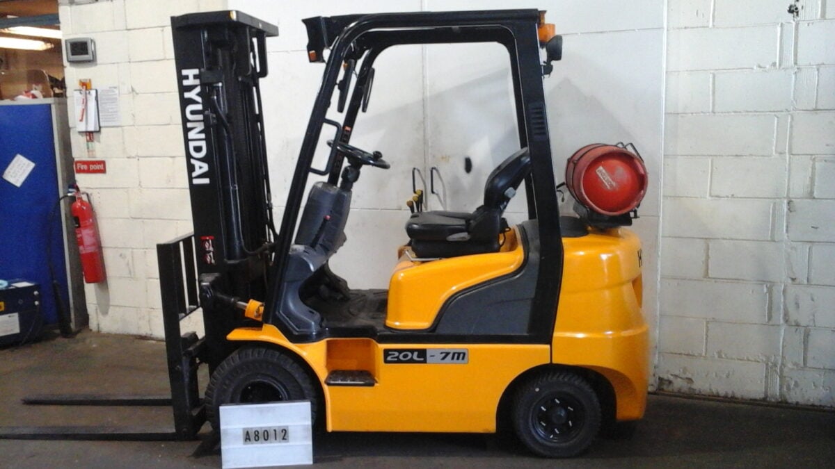 Used HYUNDAI 20L-7M LP Gas Forklift