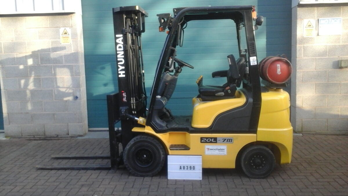 Used HYUNDAI 20L-7M LP Gas Forklift