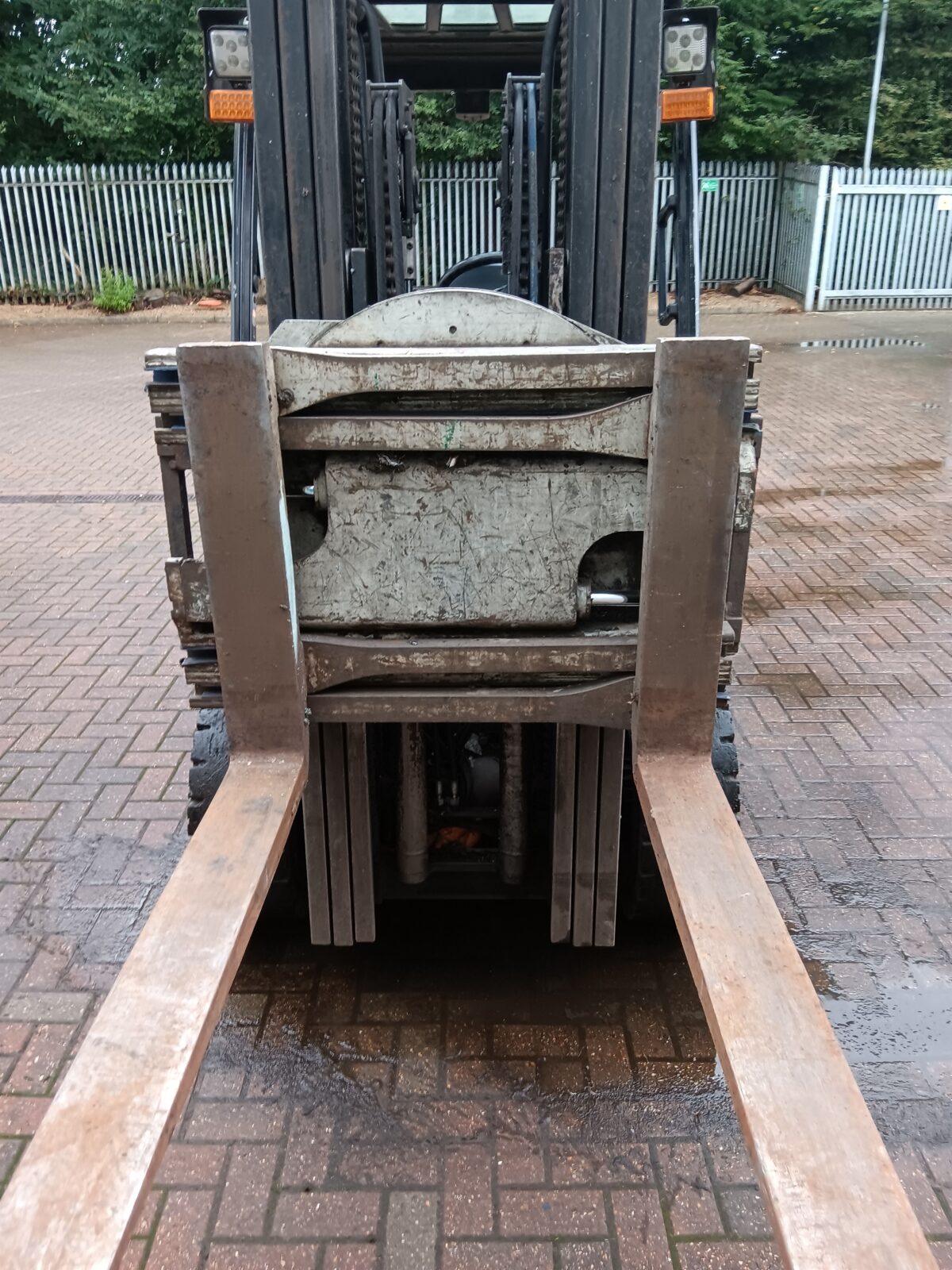 Used CASCADE REVOLVING FORK CLAMP Forklift Attachment
