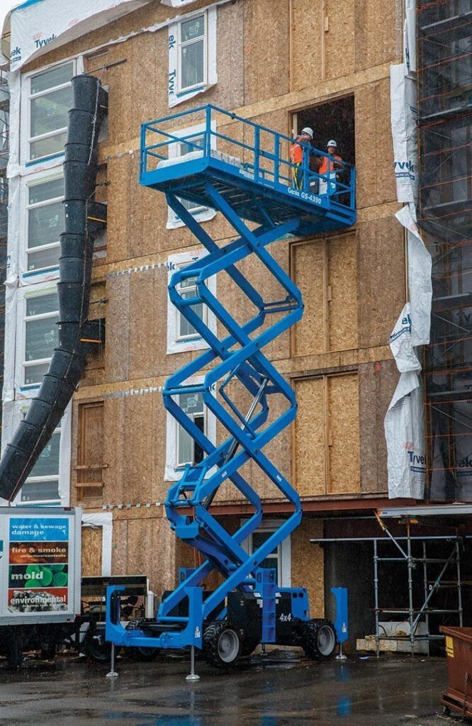 Genie GS-4390 RT rough terrain scissor lift